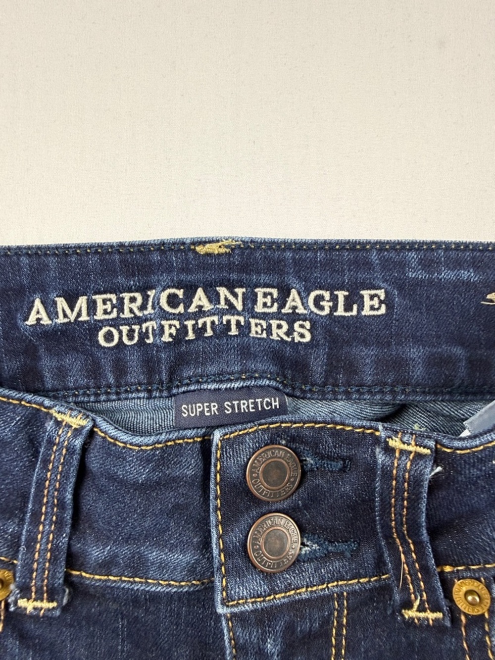 American Eagle Artist Crop Jeans – Y2K Low Rise – Size Double 0 - Picture 4 of 8